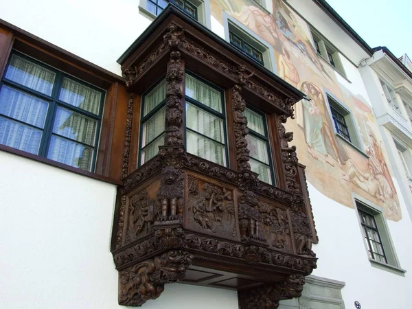 Tradiční Balkon Gallen — Stock fotografie