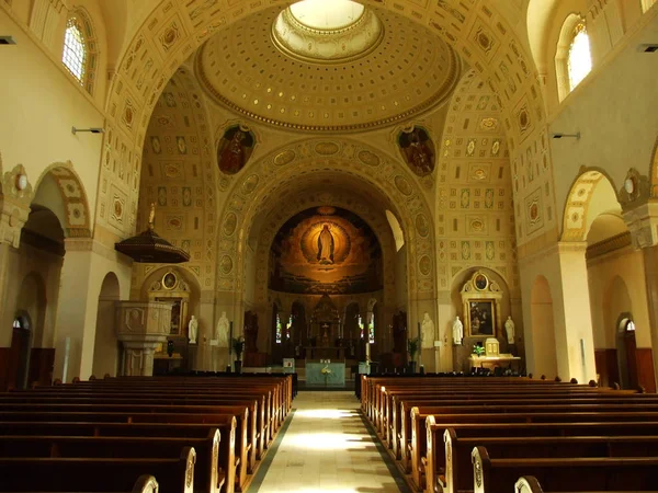 Interior Gran Iglesia Gallen —  Fotos de Stock