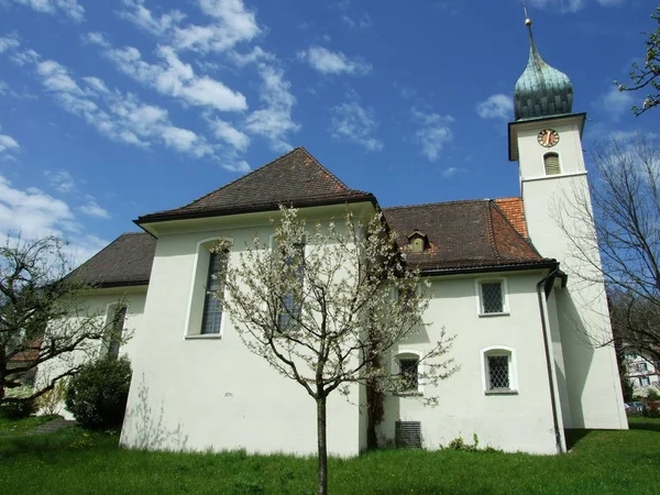 Alte Christliche Kirche Der Stadt Gallen — Stockfoto