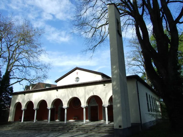 Здание Городском Кладбище Санкт Галлен — стоковое фото