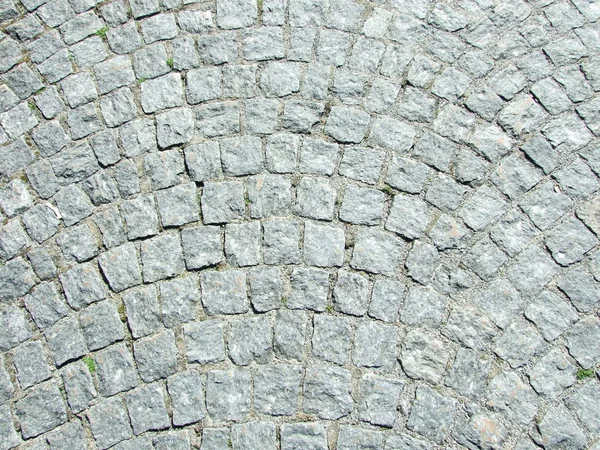 Stone Cubes Paved Square Gallen — Stock Photo, Image