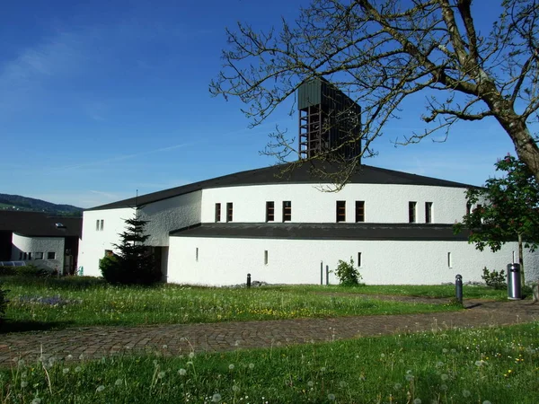 Igreja Moderna Gossau Canton Gallen Suíça — Fotografia de Stock