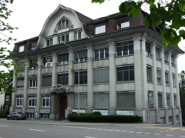 Paleis Stad Van Herisau Kanton Appenzell Ausserrhoden Switzerland — Stockfoto