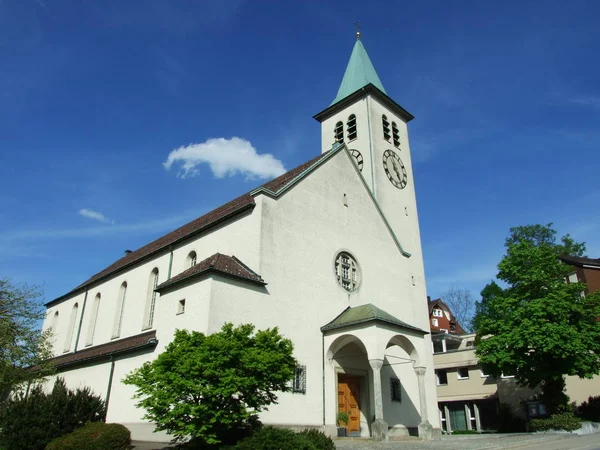 Herisau カントン チューリッヒ Ausserrhoden スイスの古いキリスト教教会 — ストック写真