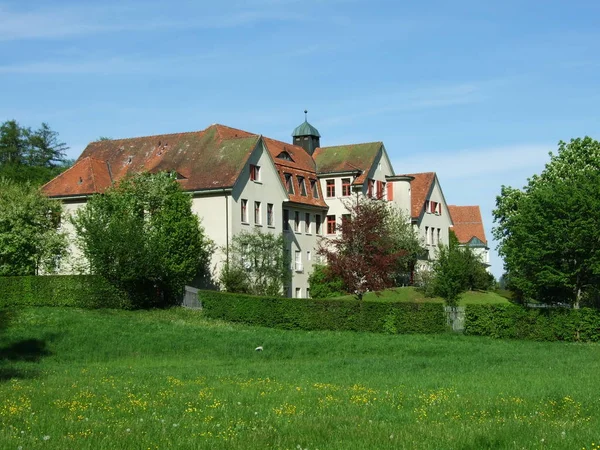 Den Psykiatriska Krombach Center Byggnaden Cantonen Appenzell Ausserrhoden Schweiz — Stockfoto