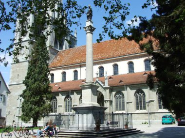 Konstanz Minster veya Konstanz Katedrali (Federal Almanya Cumhuriyeti)