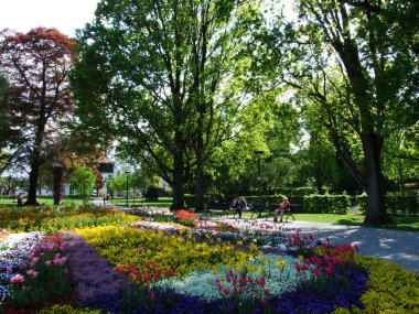 Park Lake Bodensee Konstanz şehir (Federal Almanya Cumhuriyeti içinde tarafından)