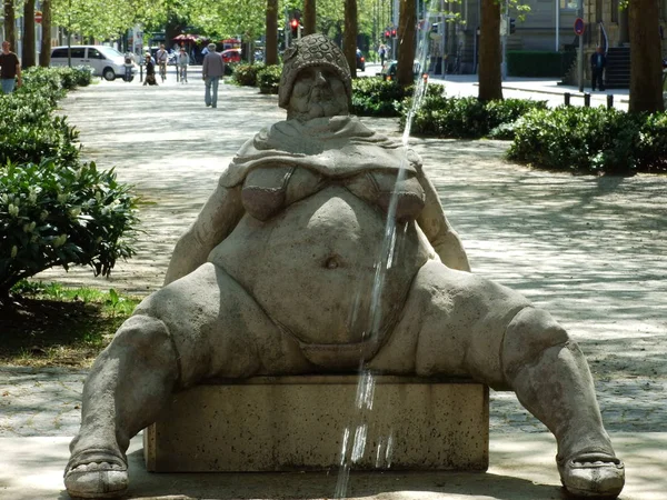 Kaiserbrunnen Fountain City Konstanz Federal Republic Germany — Stock Photo, Image