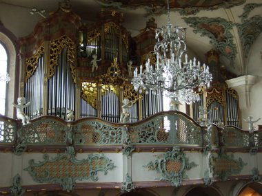 Kreuzlingen - Thurgau, İsviçre St. kilise Ulrich Kilisesi Organ