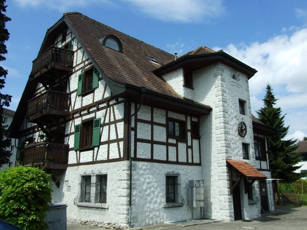 Oude Historische Gebouw Kreuzlingen Canton Thurgau Zwitserland — Stockfoto