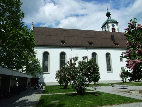 Kyrkan Ulrich Kreuzlingen Kantonen Thurgau Schweiz — Stockfoto