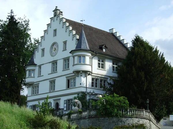 Edifício Histórico Antigo Kreuzlingen Cantão Thurgau Suíça — Fotografia de Stock
