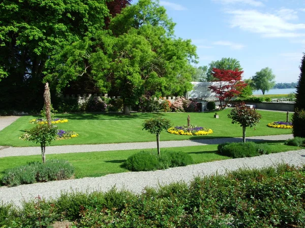 Parque Arboreto Seeburgpark Kreuzlingen Cantón Thurgau Suiza — Foto de Stock