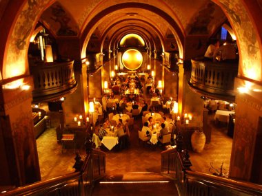 Merkezi Bern - İsviçre Konfederasyonu başkenti seçkin restoran ve lüks iç