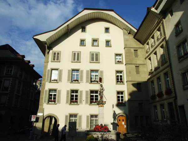 Antiguo Edificio Histórico Centro Ciudad Berna Capital Confederación Suiza —  Fotos de Stock