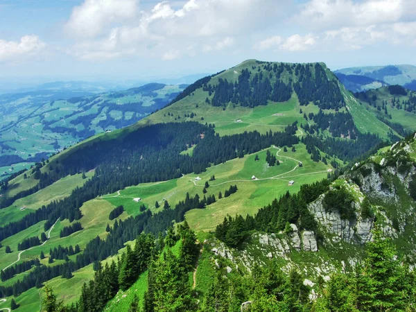 Stockberg Vrcholem Pohoří Obertoggenburg Kantonu Gallen Švýcarsko — Stock fotografie