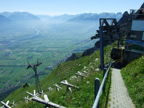 Mountain Restaurant or Berggasthaus Stauberen near the top of Stauberenkanzel - Canton of Appenzell Innerrhoden, Switzerland