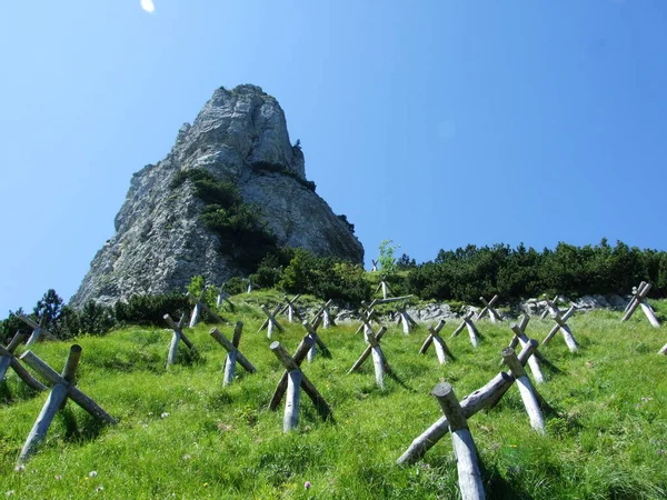 Mountain Restaurant or Berggasthaus Stauberen near the top of Stauberenkanzel - Canton of Appenzell Innerrhoden, Switzerland