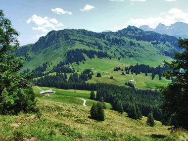 Neuenalpspitz tepe Obertoggenburg dağ - Canton St. Gallen, İsviçre