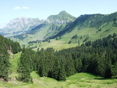 Obertoggenburg Sıradağları ve Santis tepe - Canton St. Gallen, İsviçre