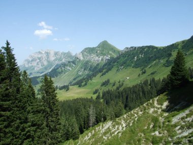 Obertoggenburg Sıradağları ve Santis tepe - Canton St. Gallen, İsviçre