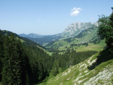 Obertoggenburg Sıradağları ve Santis tepe - Canton St. Gallen, İsviçre