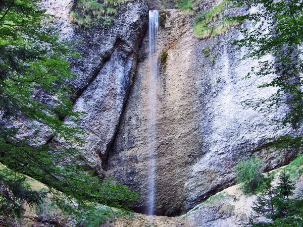 Cascades Falls Streams Ostschweiz Region Canton Appenzell Ausserrhoden Switzerland — Stock Photo, Image