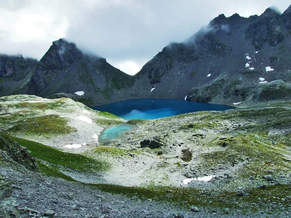 Alp Lake Wildsee Altında Pizol Yüksek Dağ Glarus Alps Canton — Stok fotoğraf