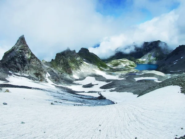 Gletsjer Pizolgletscher Onder Pizol Piek Bergketen Glarner Alpen Kanton Gallen — Stockfoto