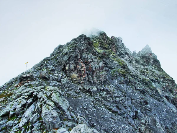 Blick Auf Den Pizol Gipfel Den Glarner Alpen Kanton Gallen — Stockfoto