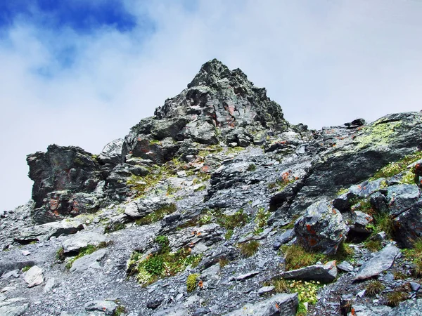 Vue Sommet Pizol Dans Les Alpes Glaris Canton Saint Gall — Photo