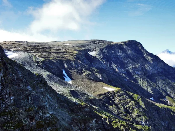 Underbar Alpin Atmosfär Runt Toppen Pizol Bergskedjan Glarus Alperna Kantonen — Stockfoto