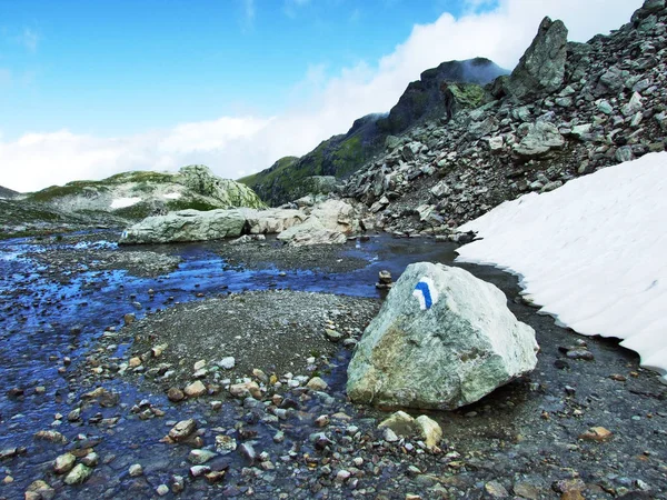 Wunderschönes Alpines Ambiente Rund Den Gipfel Des Pizol Den Glarner — Stockfoto