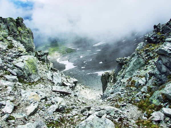 Prachtige Alpine Sfeer Rond Top Van Pizol Bergketen Glarner Alpen — Stockfoto