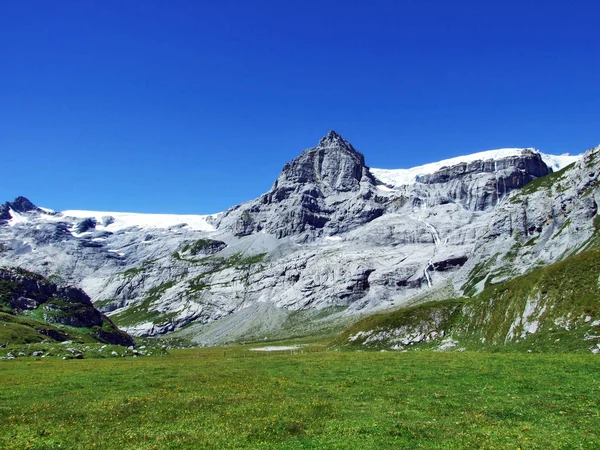 Spitzalpeli en yüksek dağ kitle Glarus Alps - Canton Glarus, İsviçre için görüntüleyin