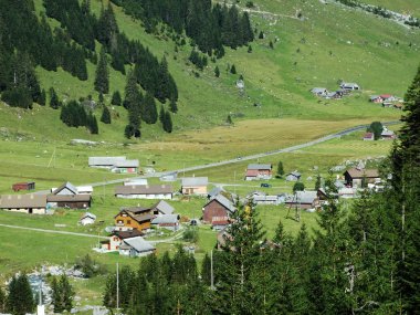 Köyler alp Vadisi Urnerboden - Uri, İsviçre