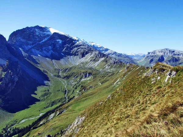 Gemsfairenstock Mountain Glarus Alps Located Border Swiss Cantons Uri Glarus — Stock Photo, Image