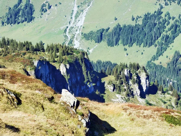 Piedras Rocas Los Picos Fisetengrat Chamerstock Zona Cantones Uri Glarus —  Fotos de Stock