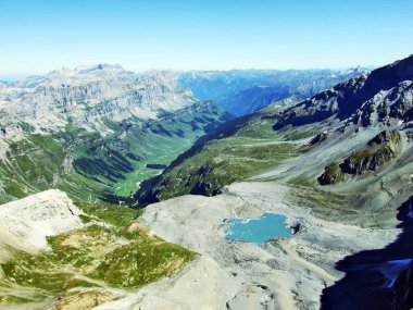 Alp dağ Vadisi mevsimlik otlaklar için Hayvancılık, Urner Boden - Uri, İsviçre