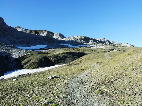 Rocas Piedras Bajo Cima Clariden Valle Alpino Urner Boden Cantón —  Fotos de Stock