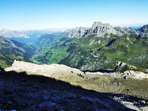 Schachentaler Windgallen Типовим Прикладом Rocky Alpine Пік Кантоні Урі Швейцарія — стокове фото