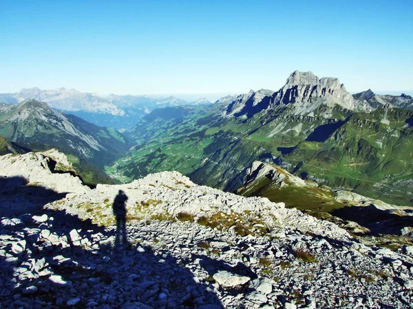 Alpesi Völgy Ökológiai Legelők Schachental Canton Uri Svájc — Stock Fotó
