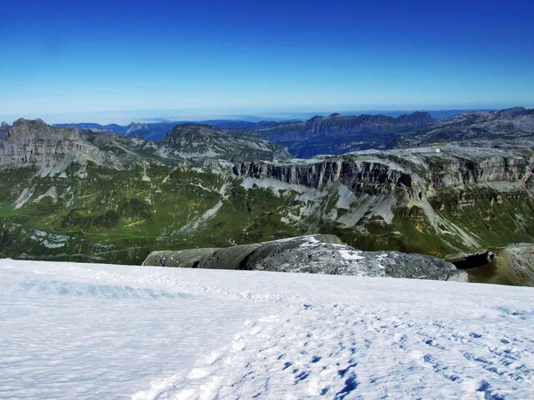 Alpský Ledovec Pod Horním Clariden Kanton Uri Švýcarsko — Stock fotografie