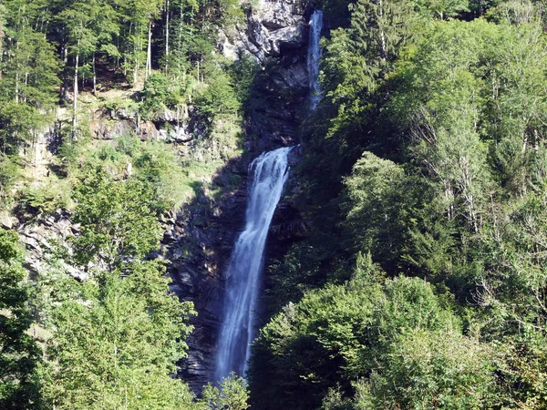 Cachoeiras Cascatas Vale Alpino Urner Boden Cantão Uri Suíça — Fotografia de Stock