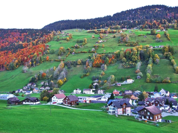 Alt Johann Regionen Toggenburg Och Tors River Valley Kantonen Sankt — Stockfoto