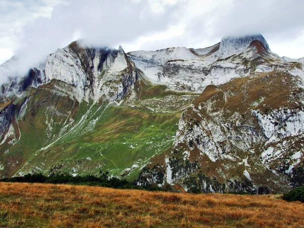 Pierres Rochers Massif Montagneux Alpstein Canton Saint Gall Suisse — Photo
