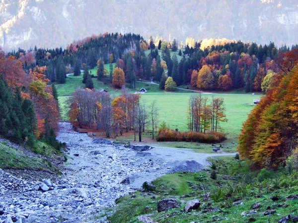 Klontalersee의 계곡에서 Klontal Glarus의 스위스 — 스톡 사진
