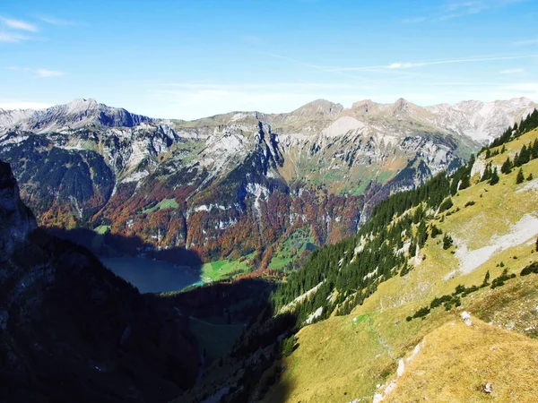 Piek Dejenstock Dejenstogg Bergketen Ten Noorden Van Lake Klontalersee Kanton — Stockfoto