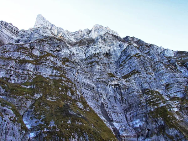 Summit Glarnisch Glarus Alps Mountain Range Canton Glarus Switzerland — Stock Photo, Image