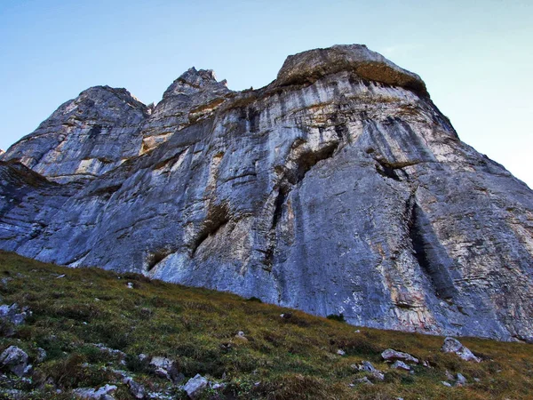 Summit Glarnisch Cordilheira Dos Alpes Glarus Cantão Glarus Suíça — Fotografia de Stock